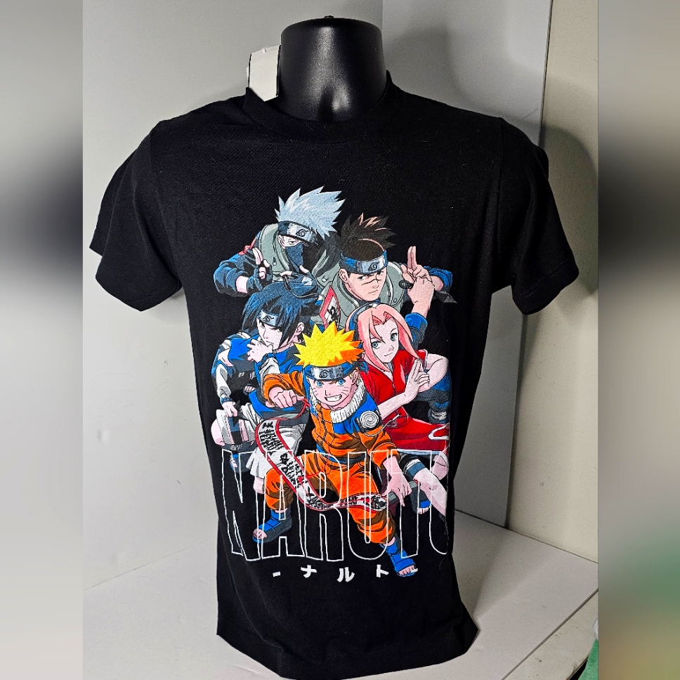 Mens Small (34-36) Naruto Characters Graphic Tee